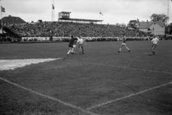 Kvartfinale mellom Fredrikstad-Molde 31.08.1968. Molde tapte