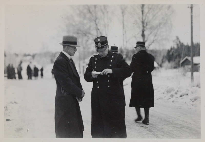 Fra Statspolitiets første trafikkpatrulje, 1934