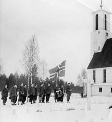 Bekransning på æreskirkegården i Simpele i anledning "Finnek