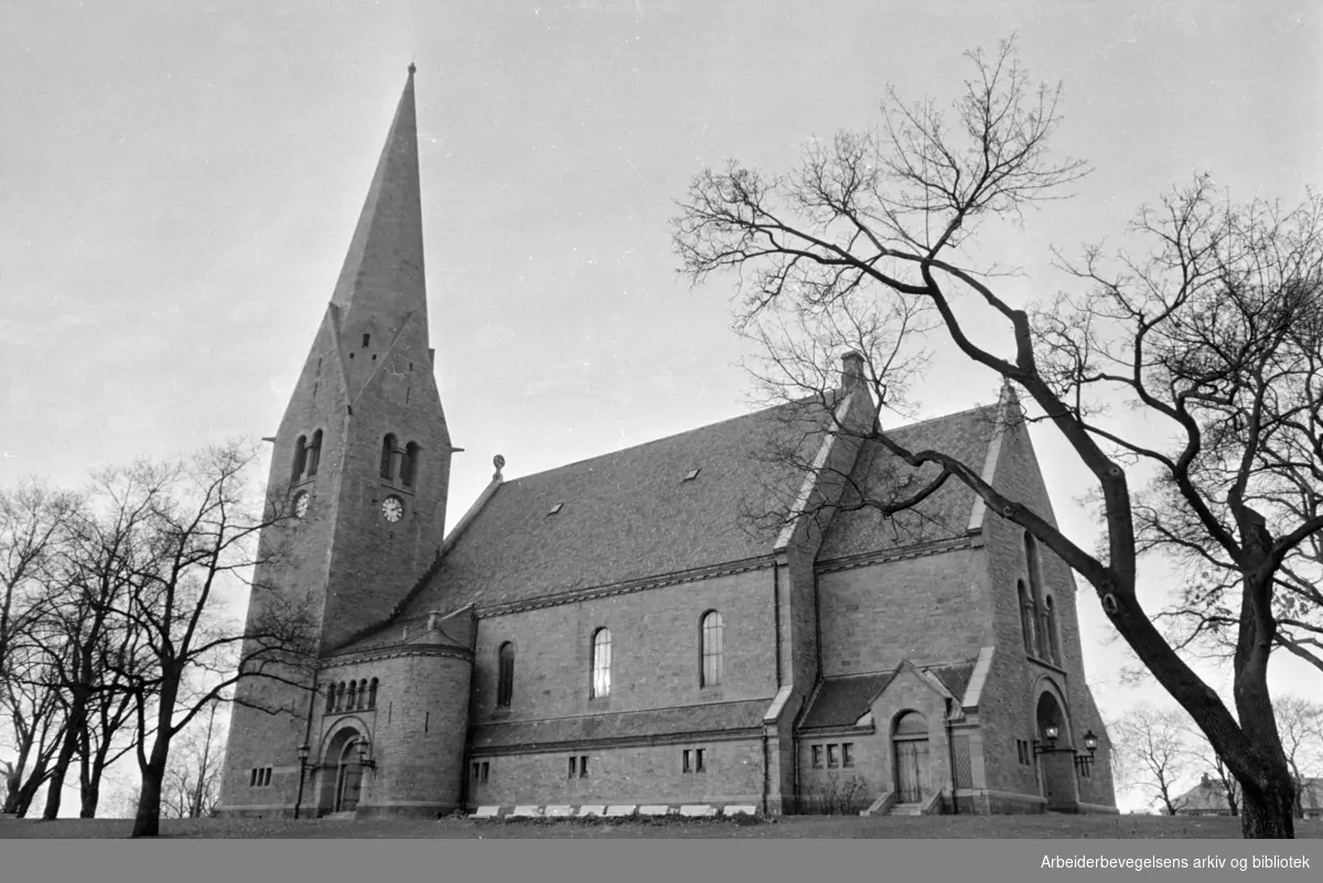 Vålerenga kirke. November 1967