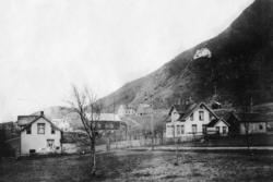 Sigerfjord i Sortland 1915. Tuberkulosehjemmet Lihallen ligg