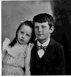 Portrett av gutt og jente