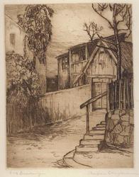 Fra Enerhaugen [radering]