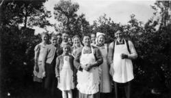 Serveringspersonell på Søre Midøya