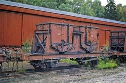 Thamshavnbanens skjærsteinvogn nr. 15 på Thamshavn