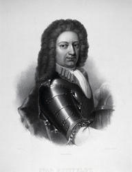 Portrett av Iver Tønnesen Huitfeldt, til Trondstad [Litograf