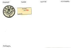 Stempelkatalog. Ivarsøy, Vardø, Gamvik, Finnmark