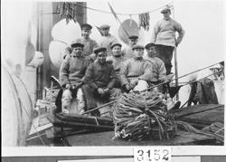 Fiskere ombord i SS Arctic Queen
