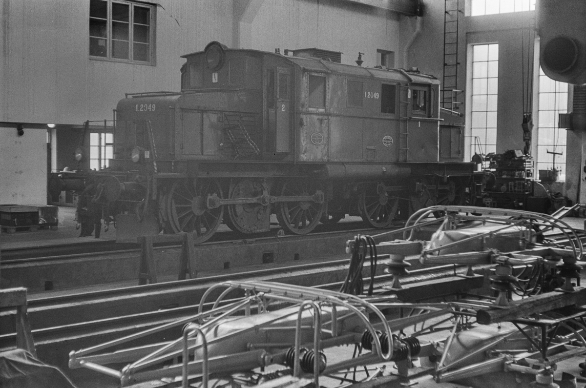 Utrangert elektrisk lokomotiv type El 1 nr. 2049 på Sundland i Drammen.