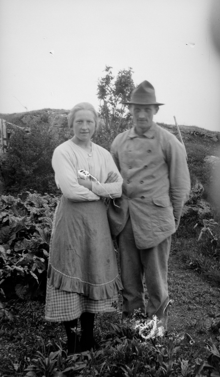 Aksel Storvik og en kvinne