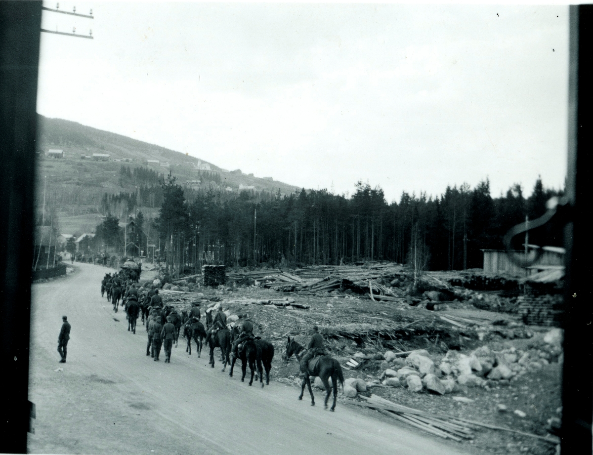 Tysk okkupasjon av Gol 1940. - Gol bygdearkiv / DigitaltMuseum