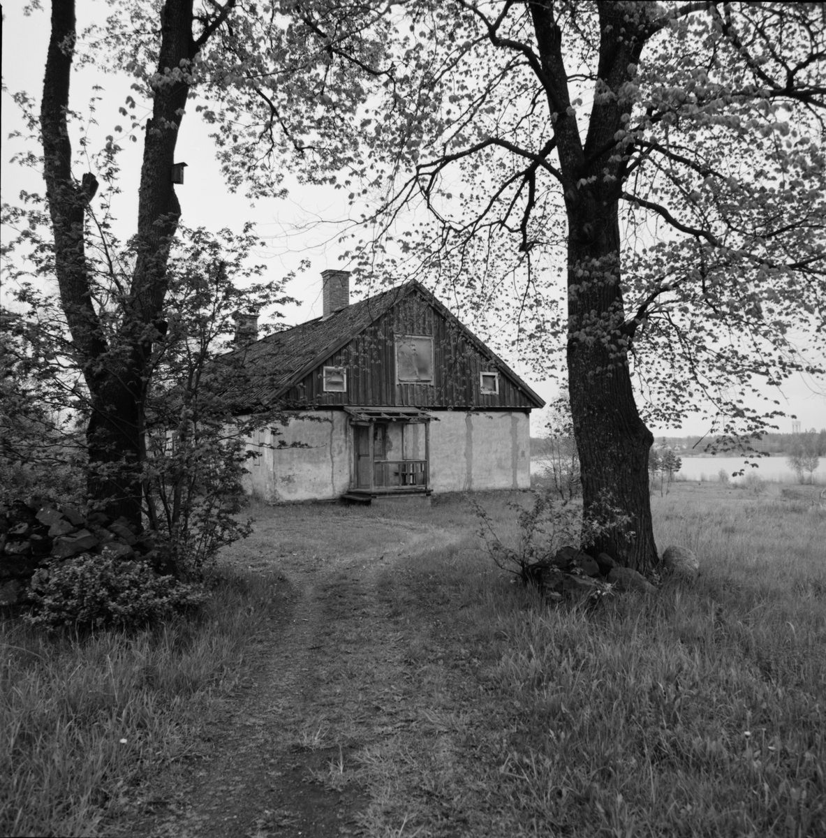 "Konstkarlsbyggningen", bostadslänga i stöphusteknik, Dannemora Gruvor AB, Dannemora, Uppland maj 1991