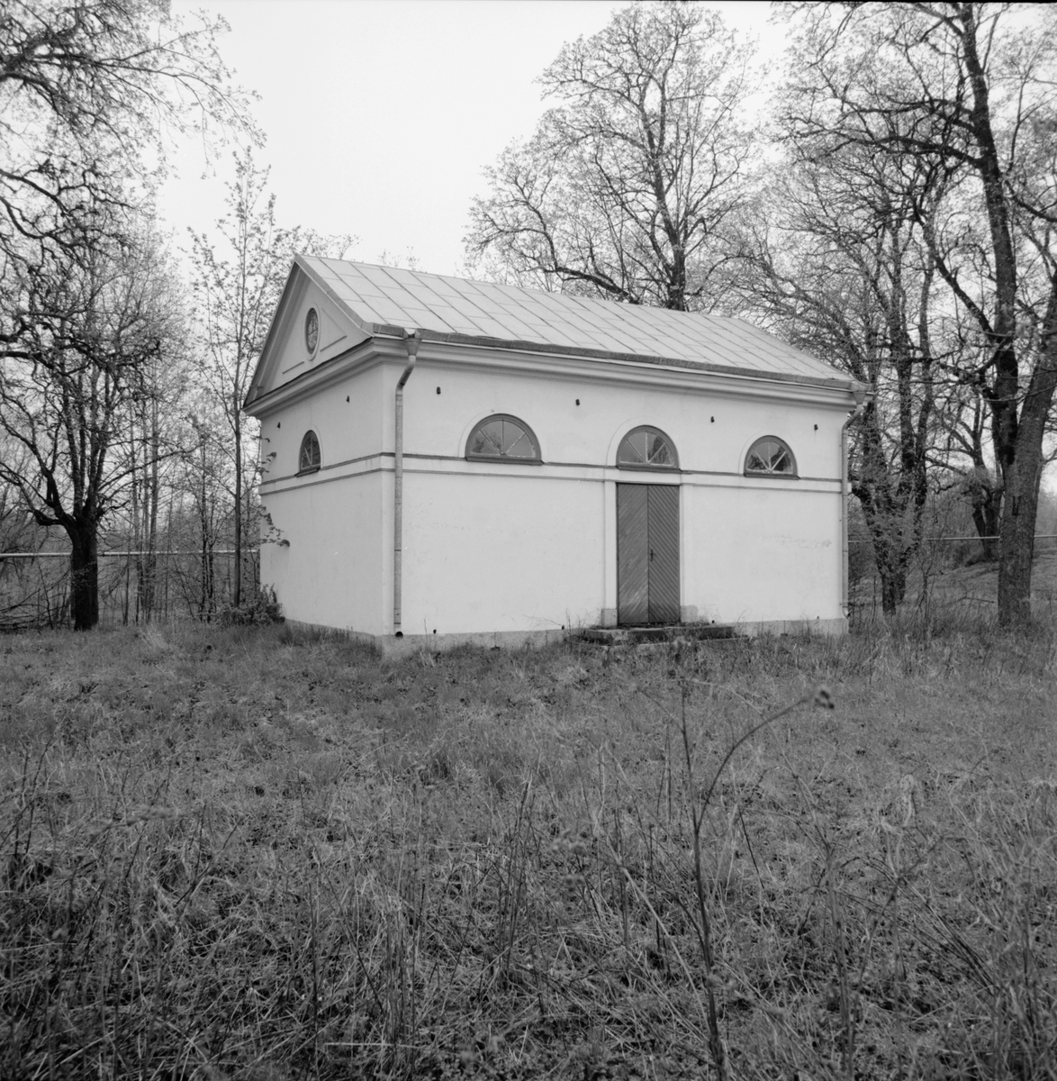 Arkivbyggnad uppförd 1837, Dannemora Gruvor AB, Dannemora, Uppland maj 1991