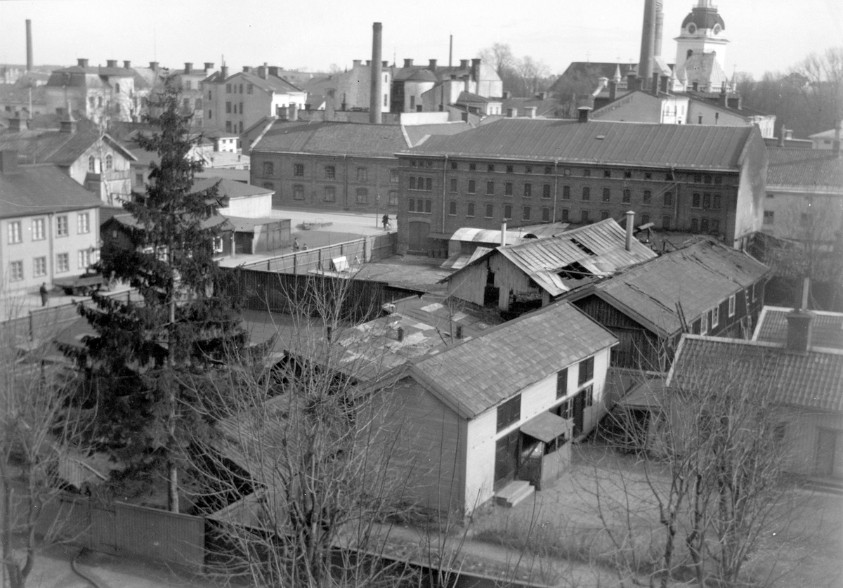Brand i Gävle. 9 april 1945
