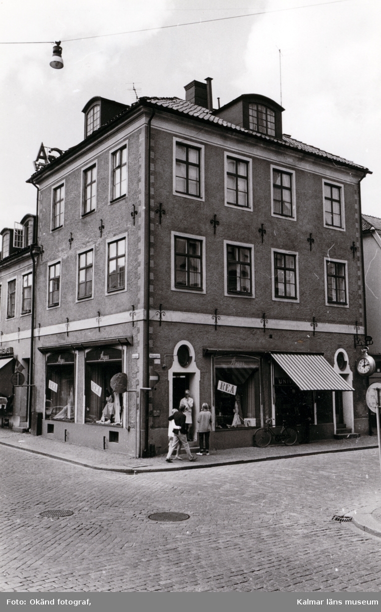 Rådman Joen Sylvesters hus i korsningen Södra Långgatan-Kaggensgatan.