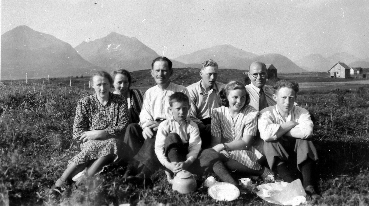 Familiebilde fra Lemmingvær, 1944