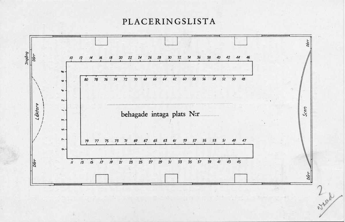 Invigningsmiddag i Nässjö med anledning av elektrifieringen av järnvägen mellan Stockholm och Malmö.