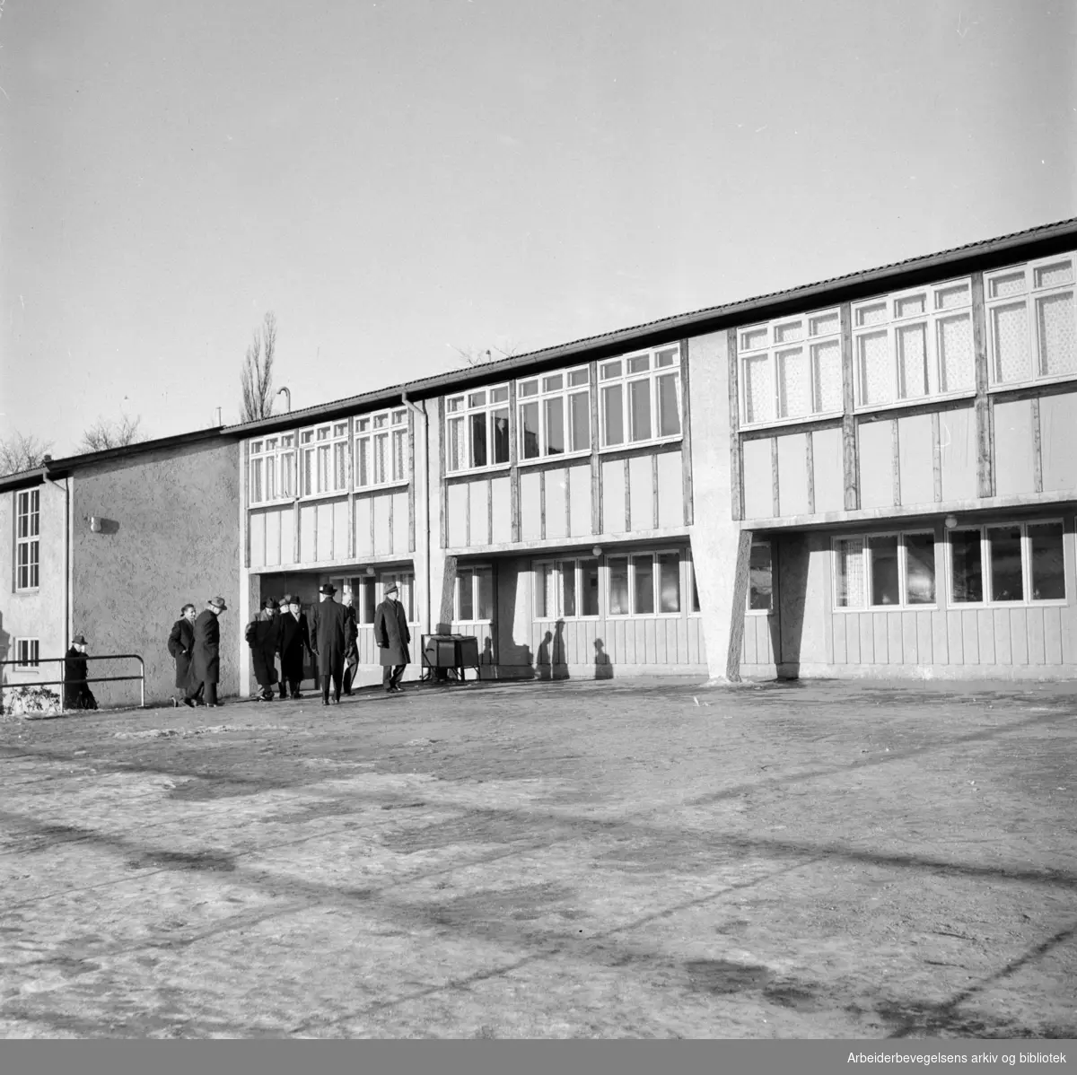Grefsen Skole. Desember 1956