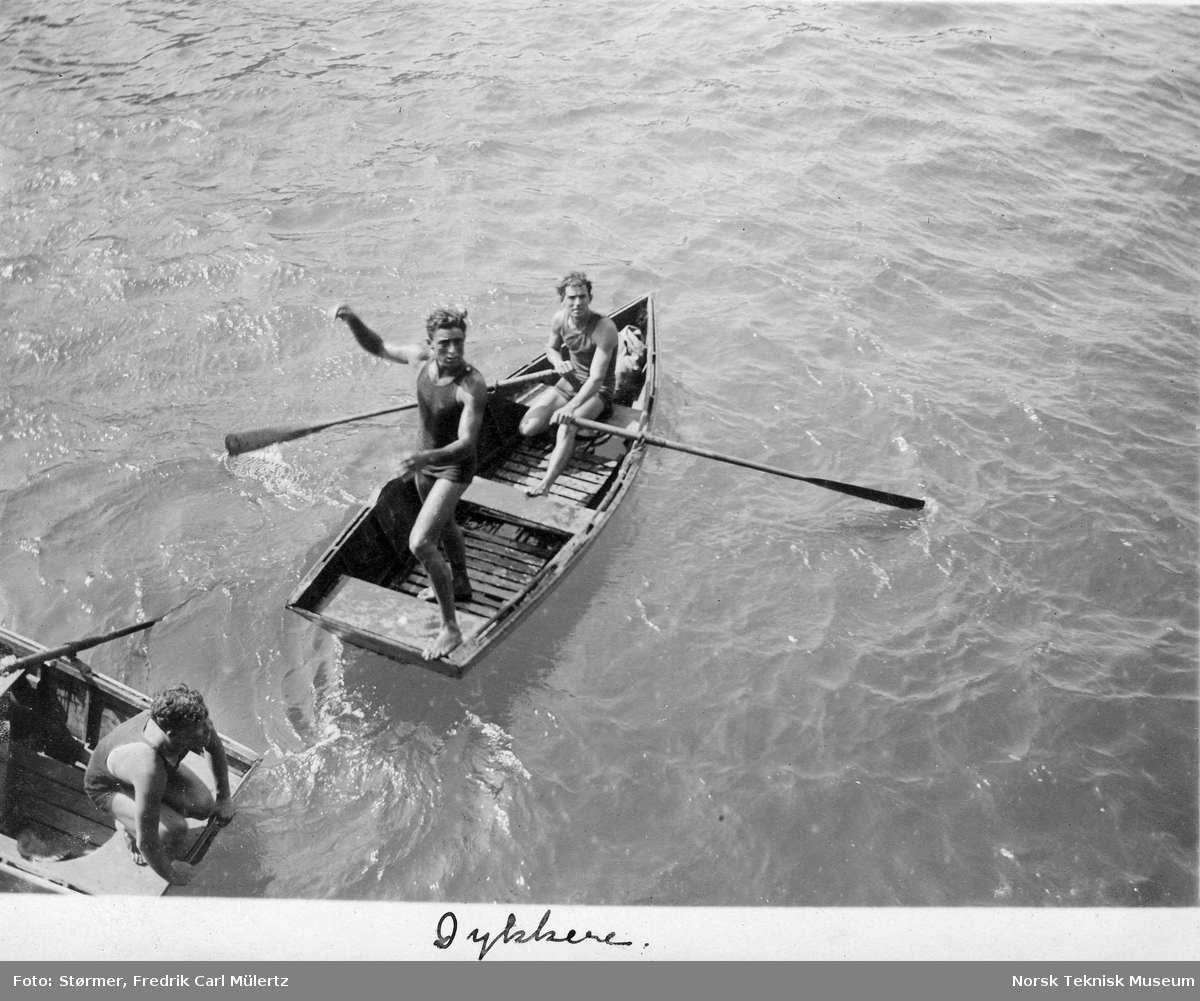 Dykkere, Catalina Island, California 1915