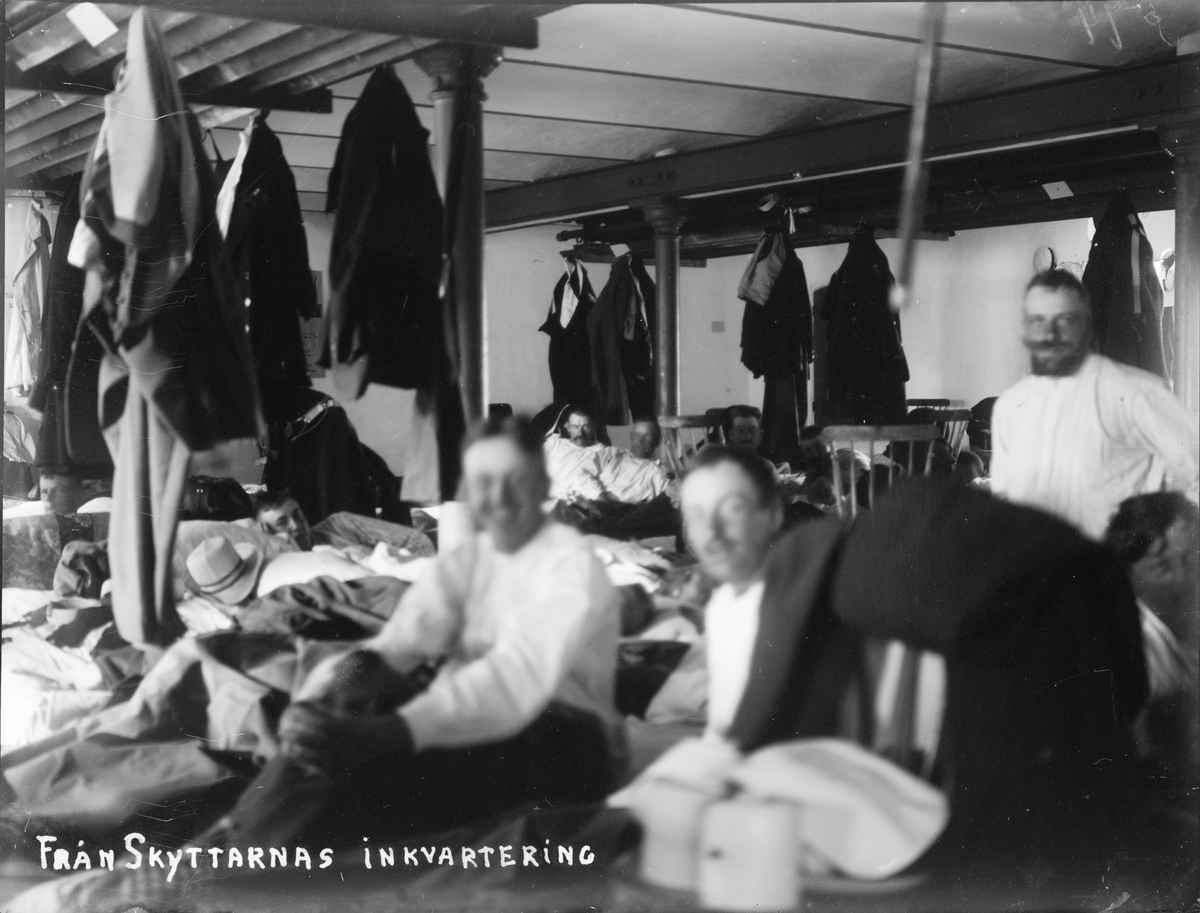 Altuna Skytteförenings resa till Malmö: Från skyttarnas inkvartering 1914