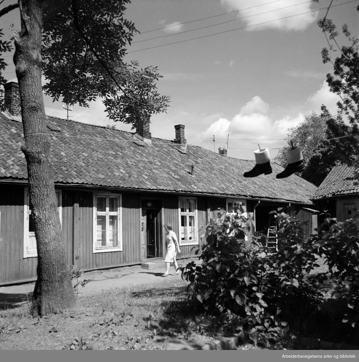 Biermannsgården (Maridalsveien 78). Juni 1950