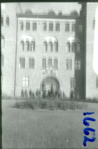 Regementets Dag 1956, A 6, Jönköping. Kasern från utsidan.