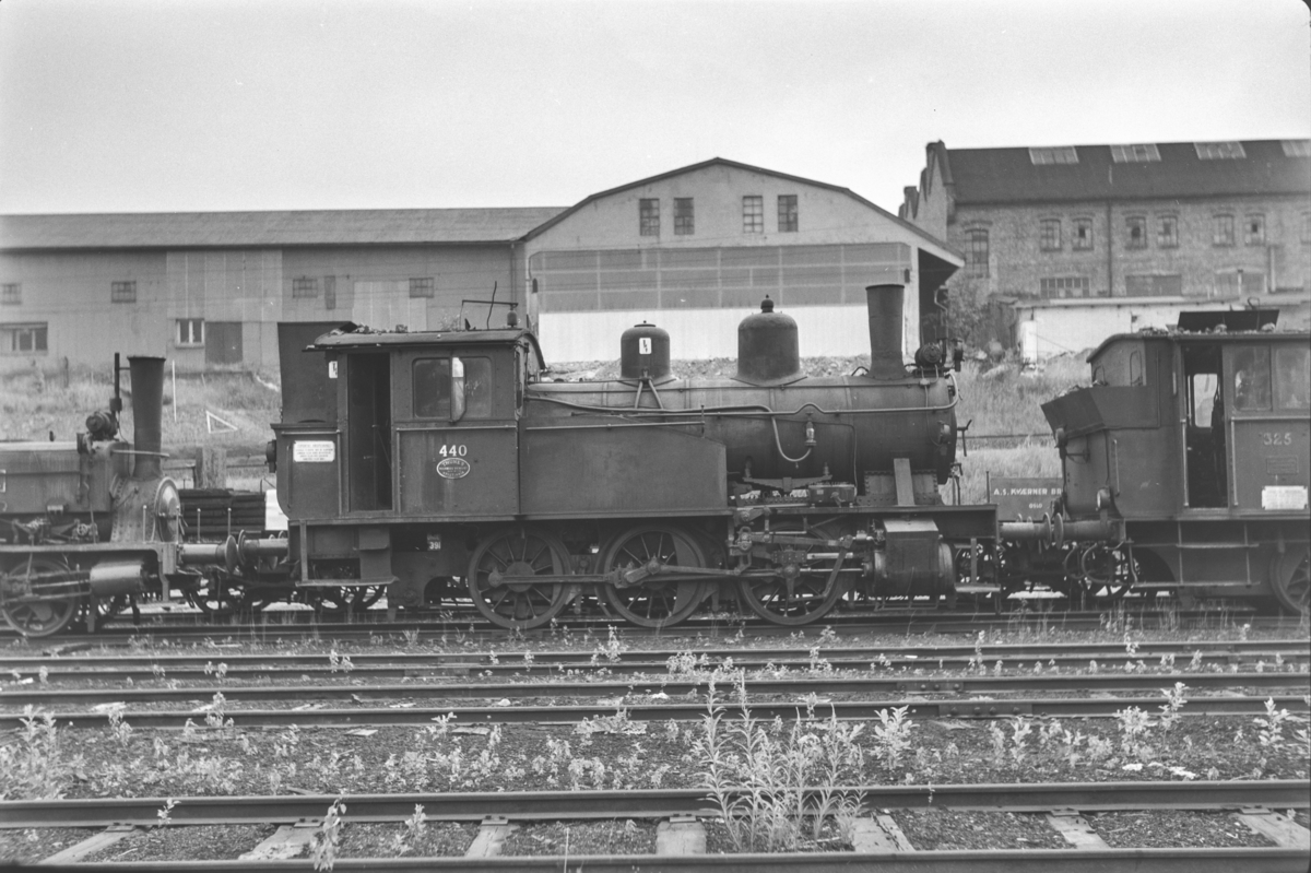 Hensatt damplokomotiv type 23b nr. 440 i Lodalen i Oslo.