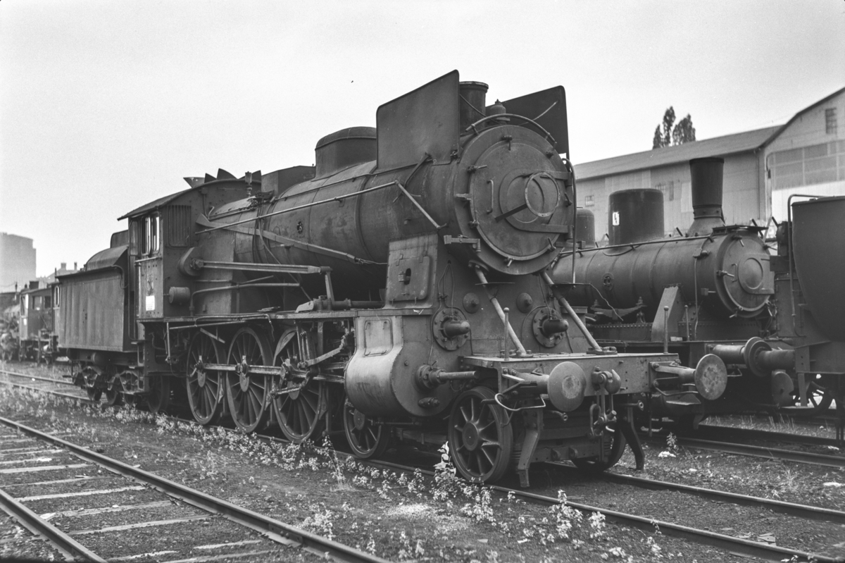 Utrangert damplokomotiv type 30b nr. 356 i Lodalen i Oslo.