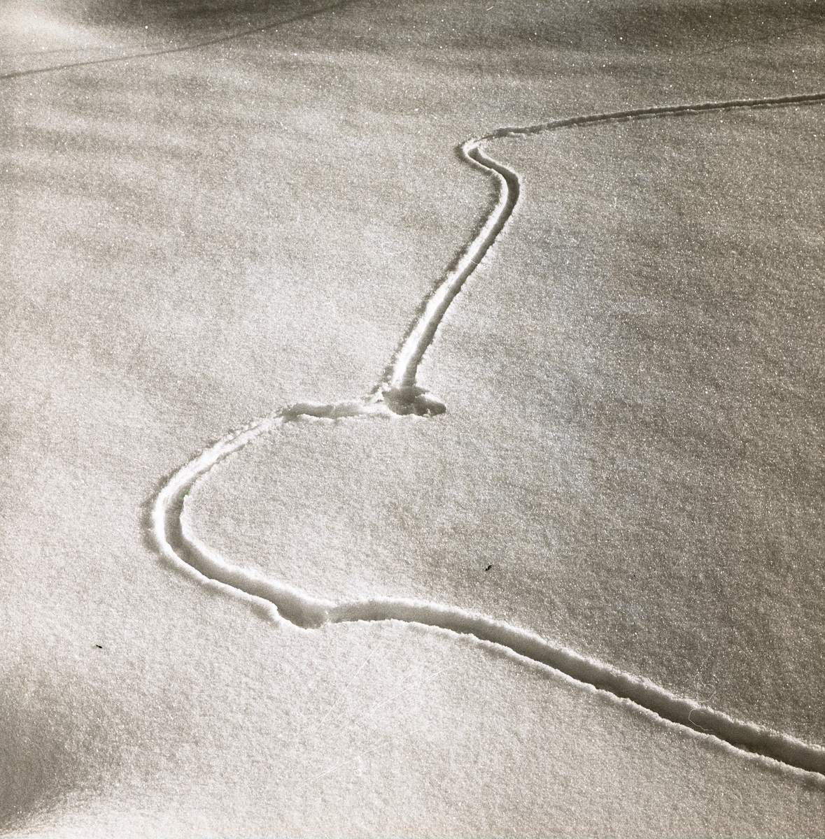 Spår i snön, 1972.