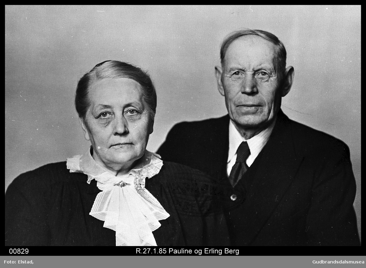 Pauline og Erling Berg (Spangrudlien), Brekkom, Ringebu