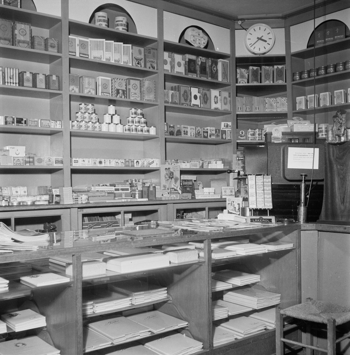 Tobakshandel, Uppsala 1954