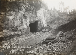 Kjørholt kalksteinsbrudd, tunnel, Cote 46