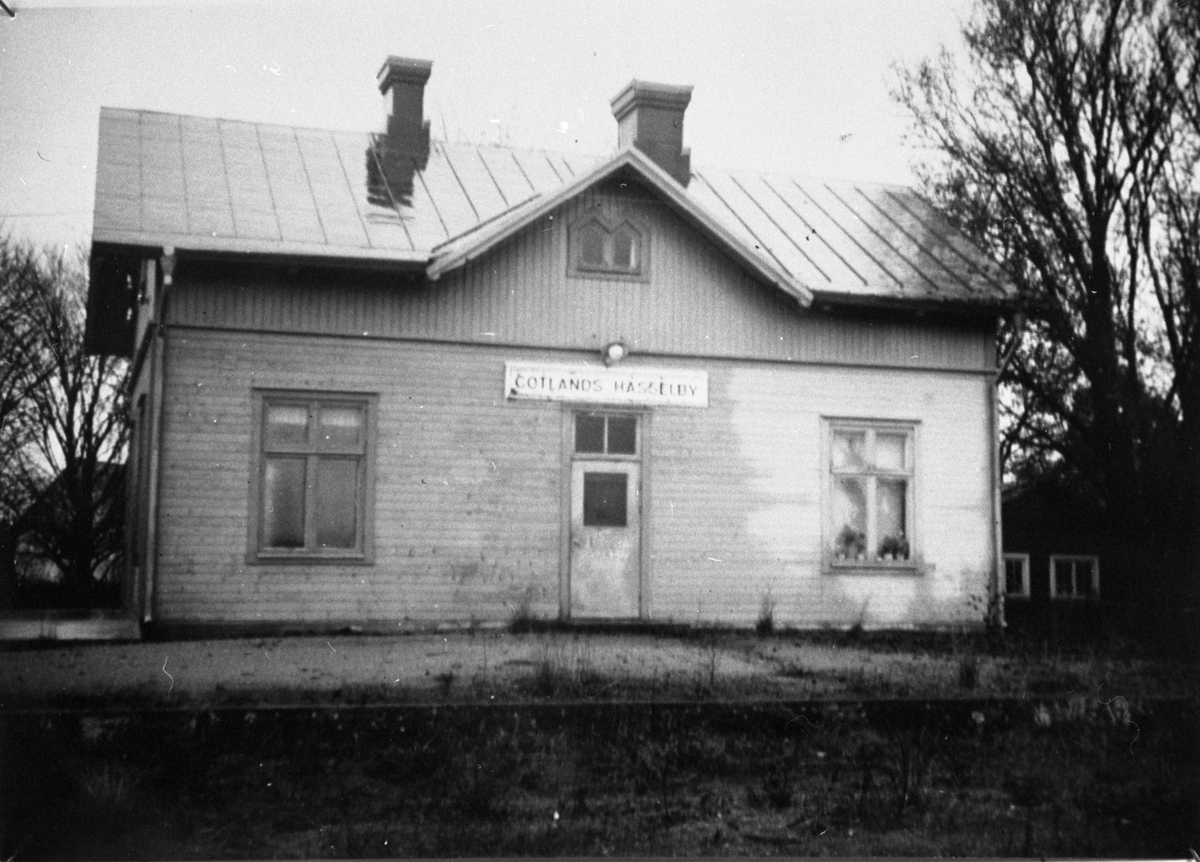 Gotlands Hässelby station i Dalhem.
