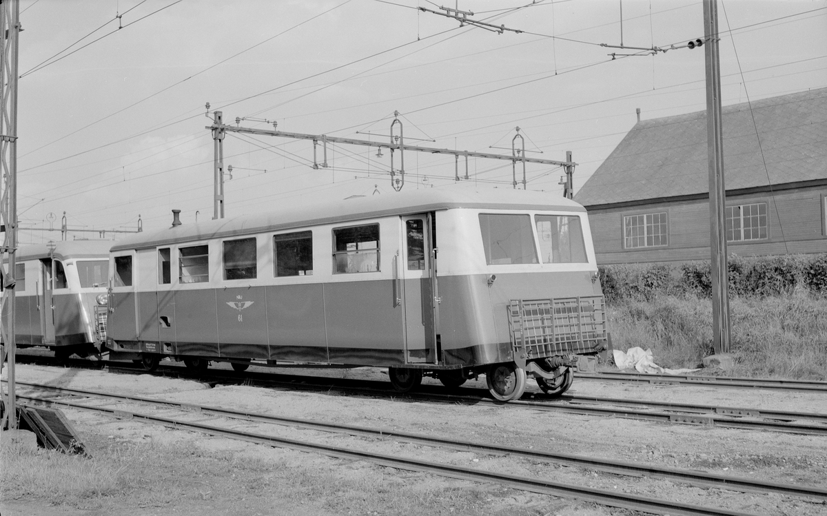 Nordmark - Klarälvens Järnvägar, rälsbussläp NKlJ UBFo3p 61 ...