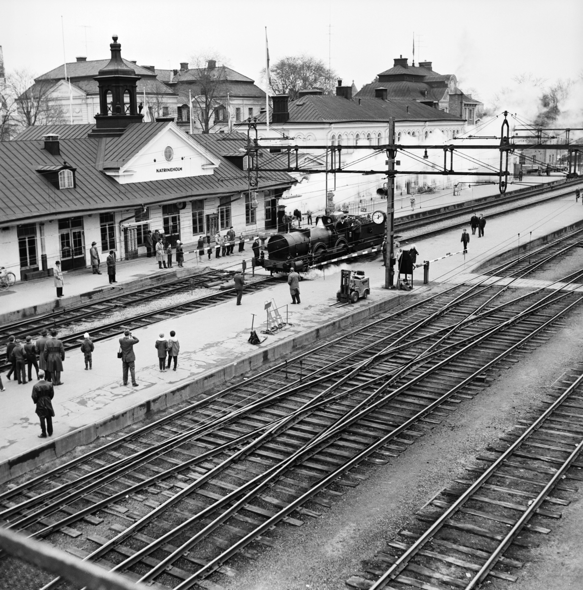 Historiska tågets resa från Stockholm till Göteborg för invigningen av Tåg 62. SJ B 3 "Prins August"