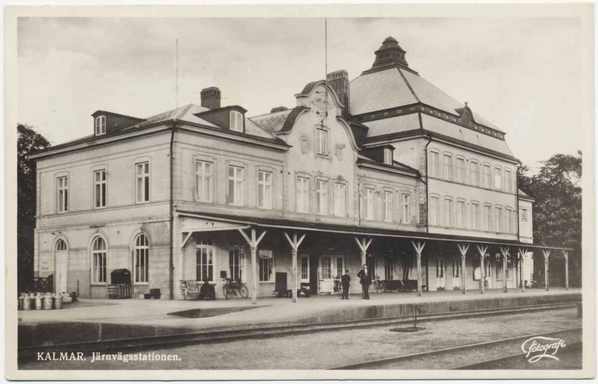 Järnvägsstationen i Kalmar.