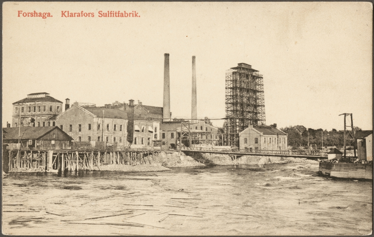 Klarafors sulfitfabrik i Forshaga.