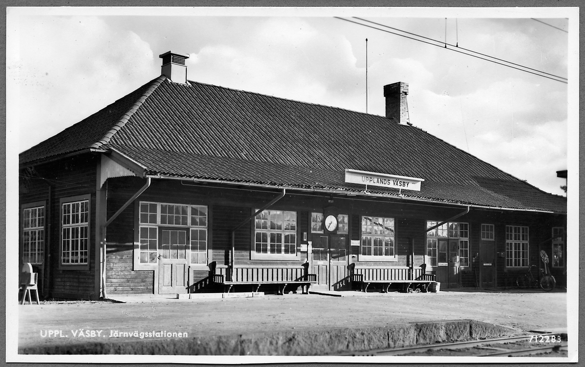 Upplands Väsbys Järnvägsstation.