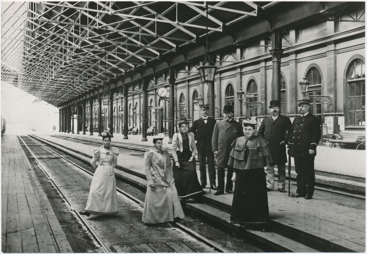 Banhallen vid Stockholms Centralstation ca 1894