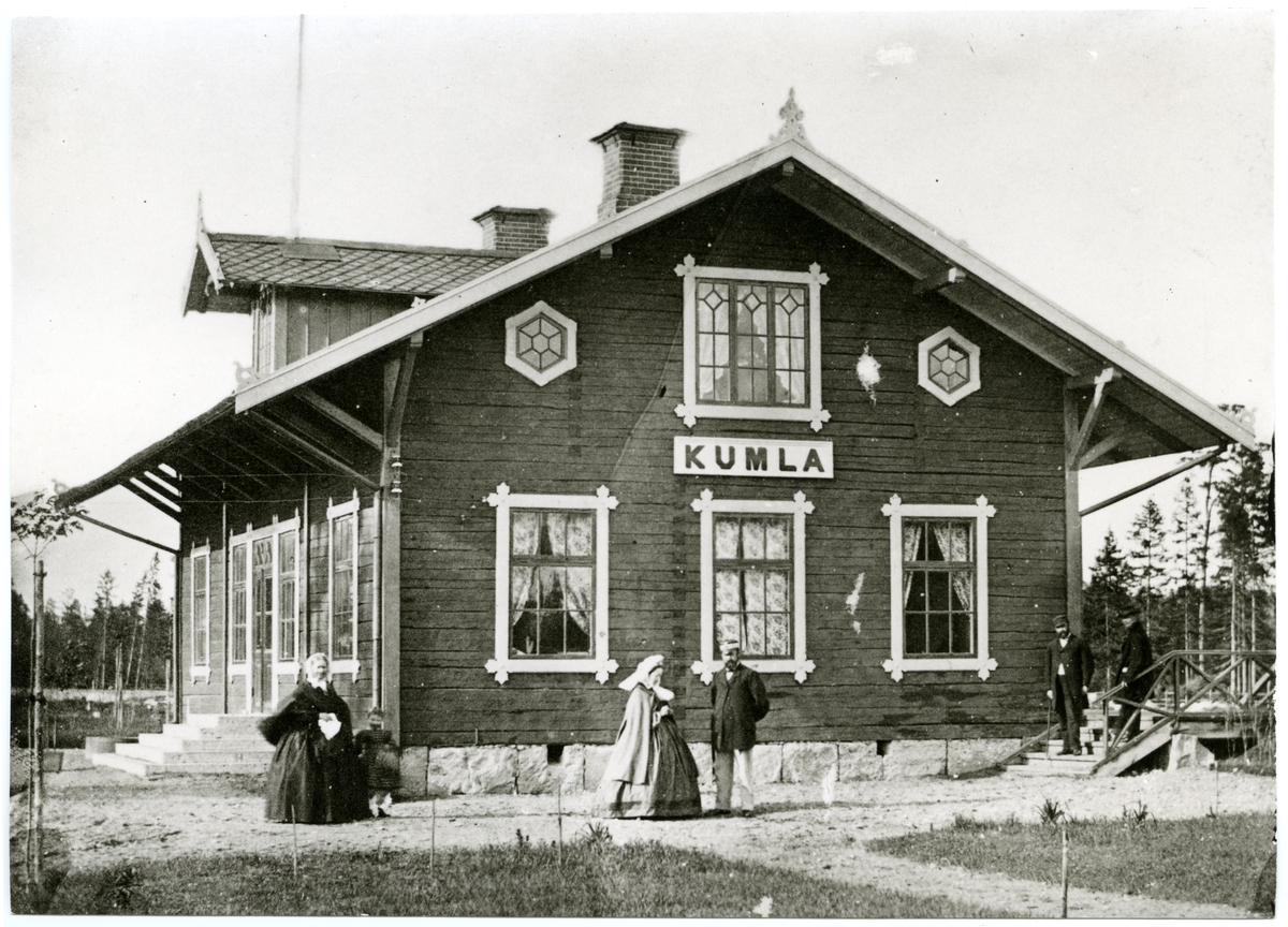 Kumla station, 1863.