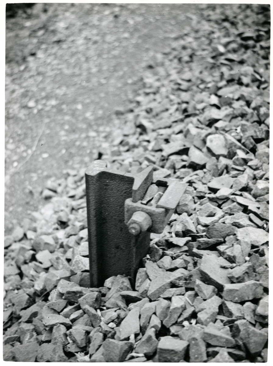 Fundament.
Bilder tagna under Kungliga Järnvägsstyrelsens byrådirektör Thorsten Prambergs studieresa i Tyskland 1939.
