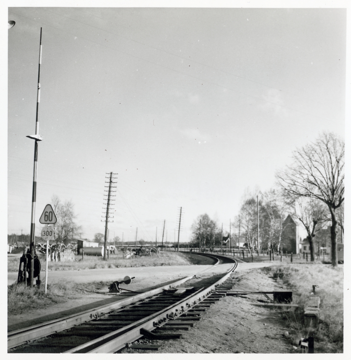 Järnvägsövergång vid Tollarp, på sträckan mellan Ovesholm och Linderöd