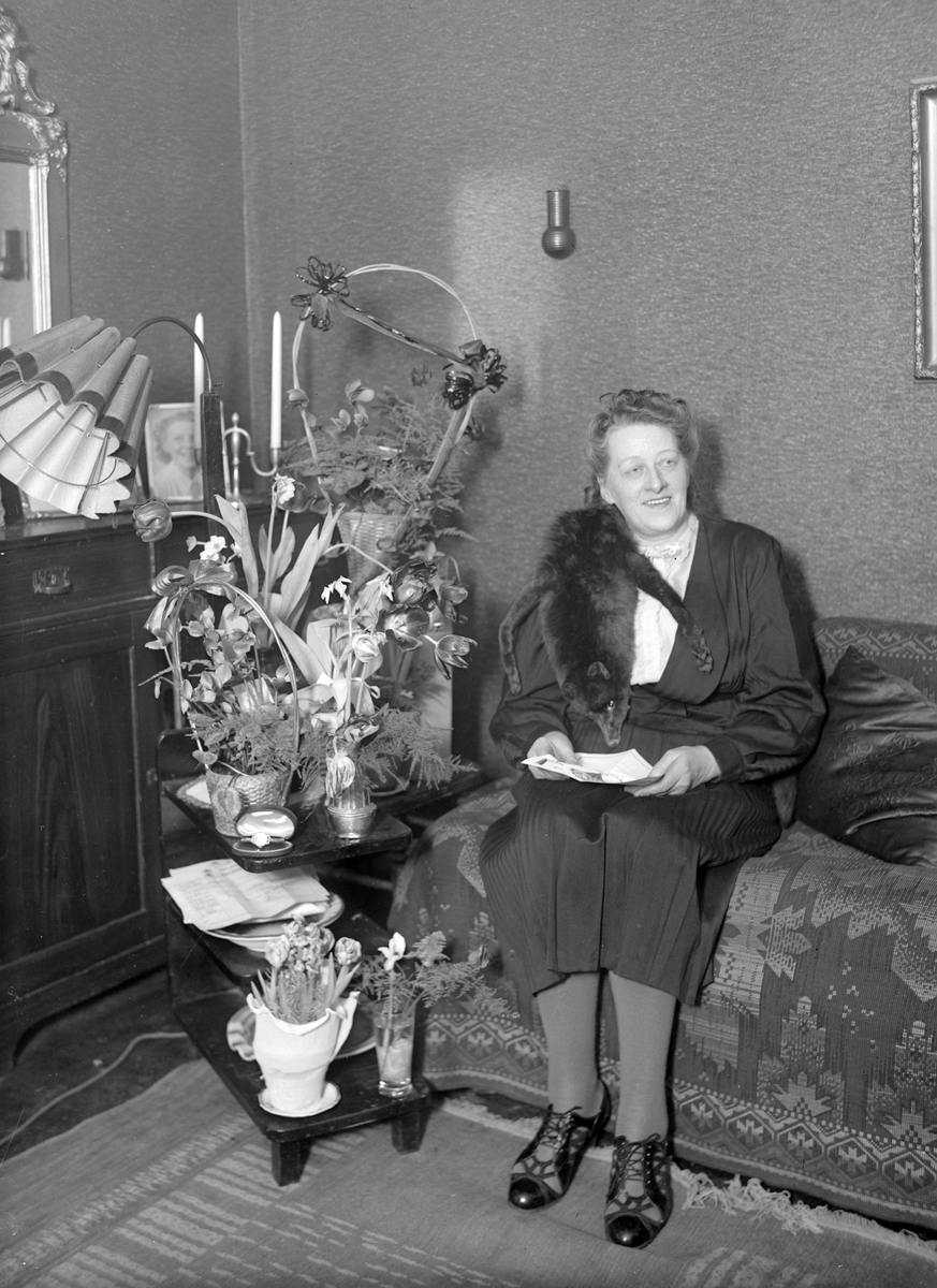 Nilsson, 50 år, Konsum, Lappstan. Foto febr 1941.