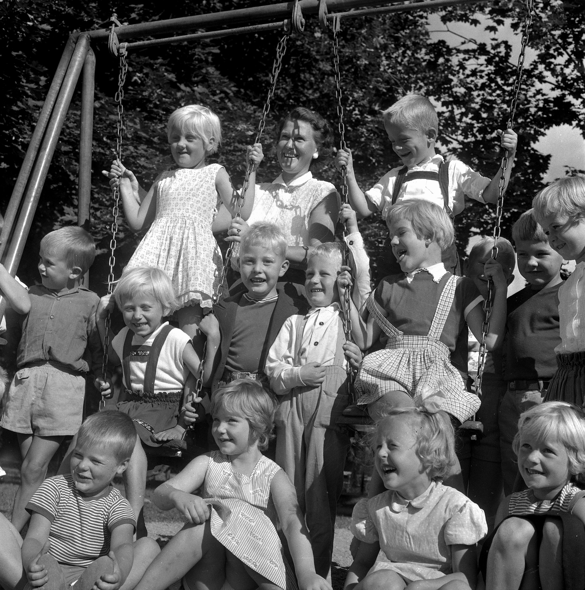 Barnträdgårdarna startar.
2 september 1958.