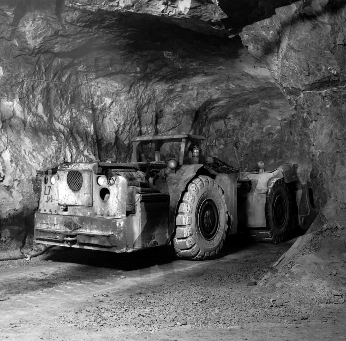 Det s.k. på 460metersnivån, parkeringsplats för fordon