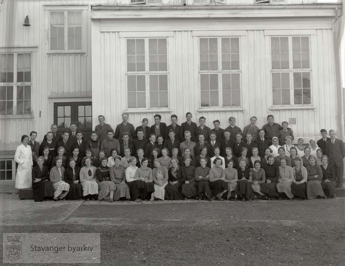 Gruppebilde, Tryggheim Skole, Nærbø