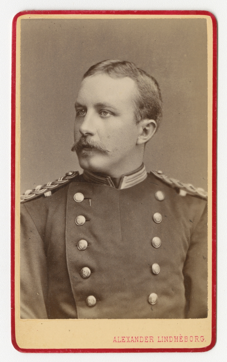 Porträtt av Fredrik Forssman, löjtnant vid Skaraborgs regemente I 9.