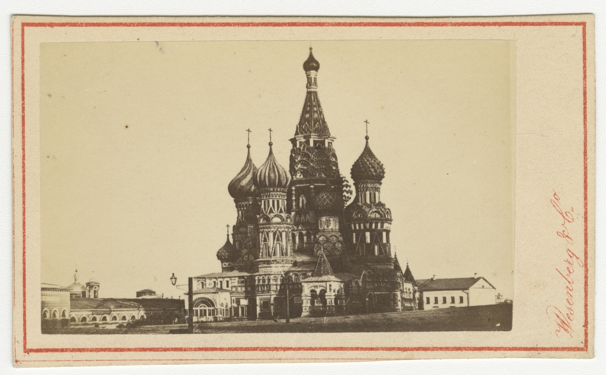Vasilijkatedralen i Moskva.