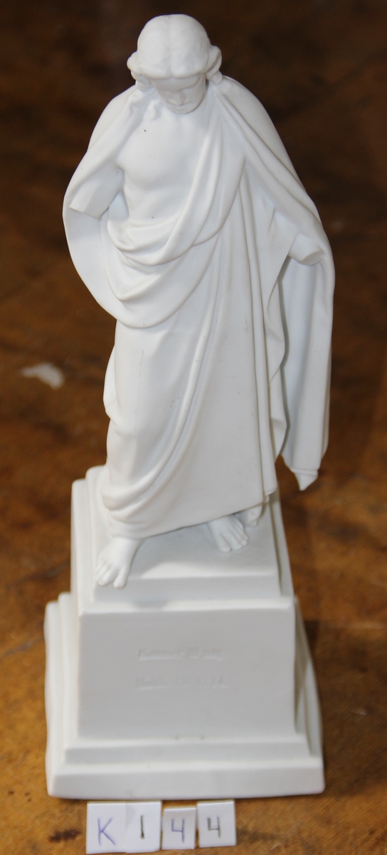 Statue av kristus. Laget av Bertel Thorvalsen.