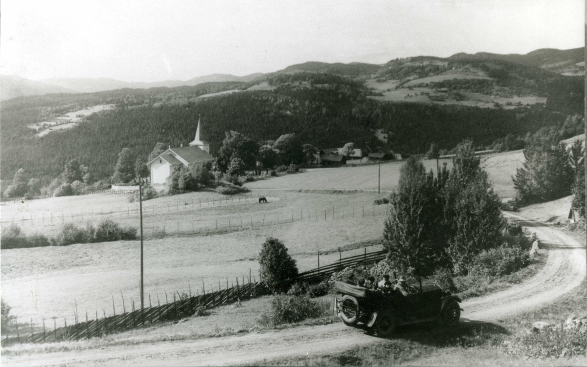 Utsikt mot Østsinni kirke
